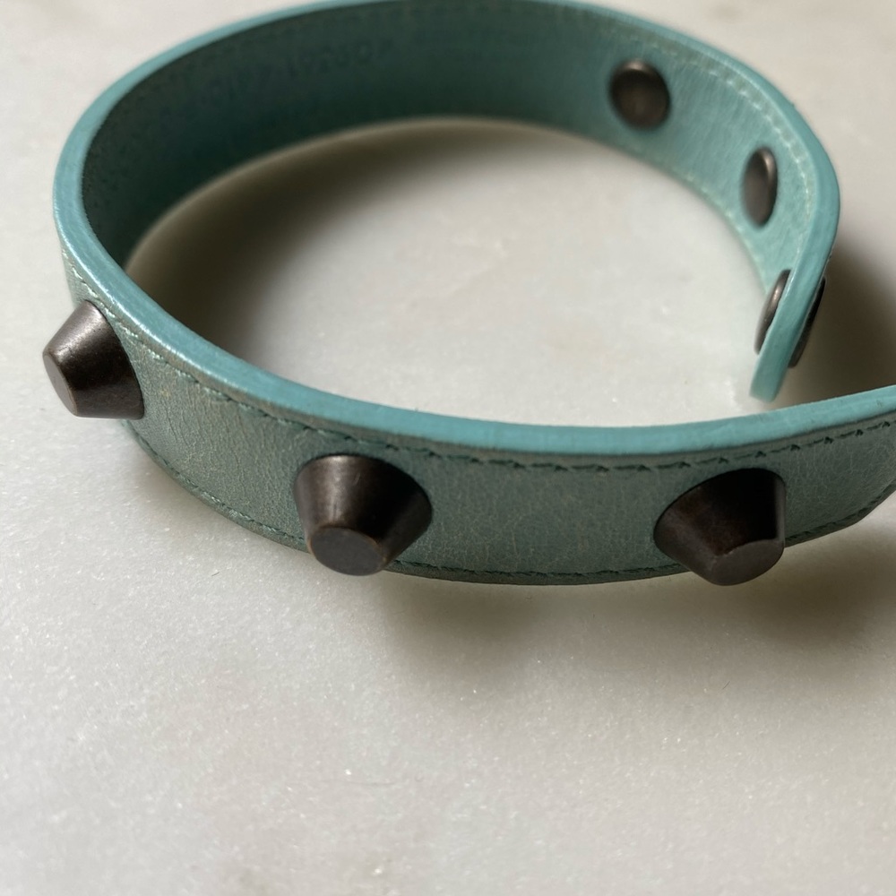 Balenciaga leather studded bracelet - Picture 3 of 13